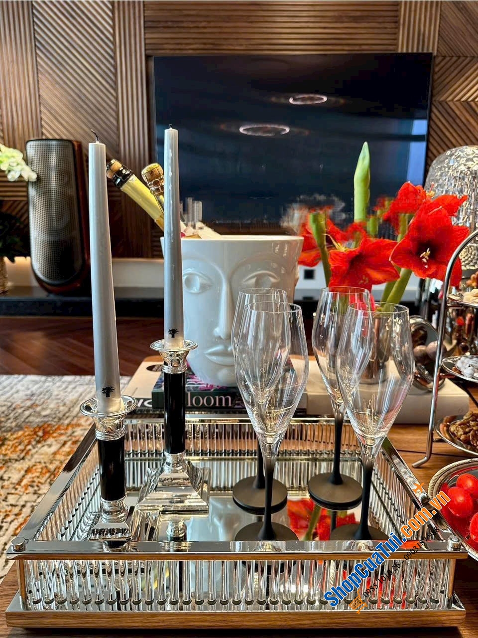 Set 4 Ly Villeroy Boch Rock 290ml , 380ml , 480ml.