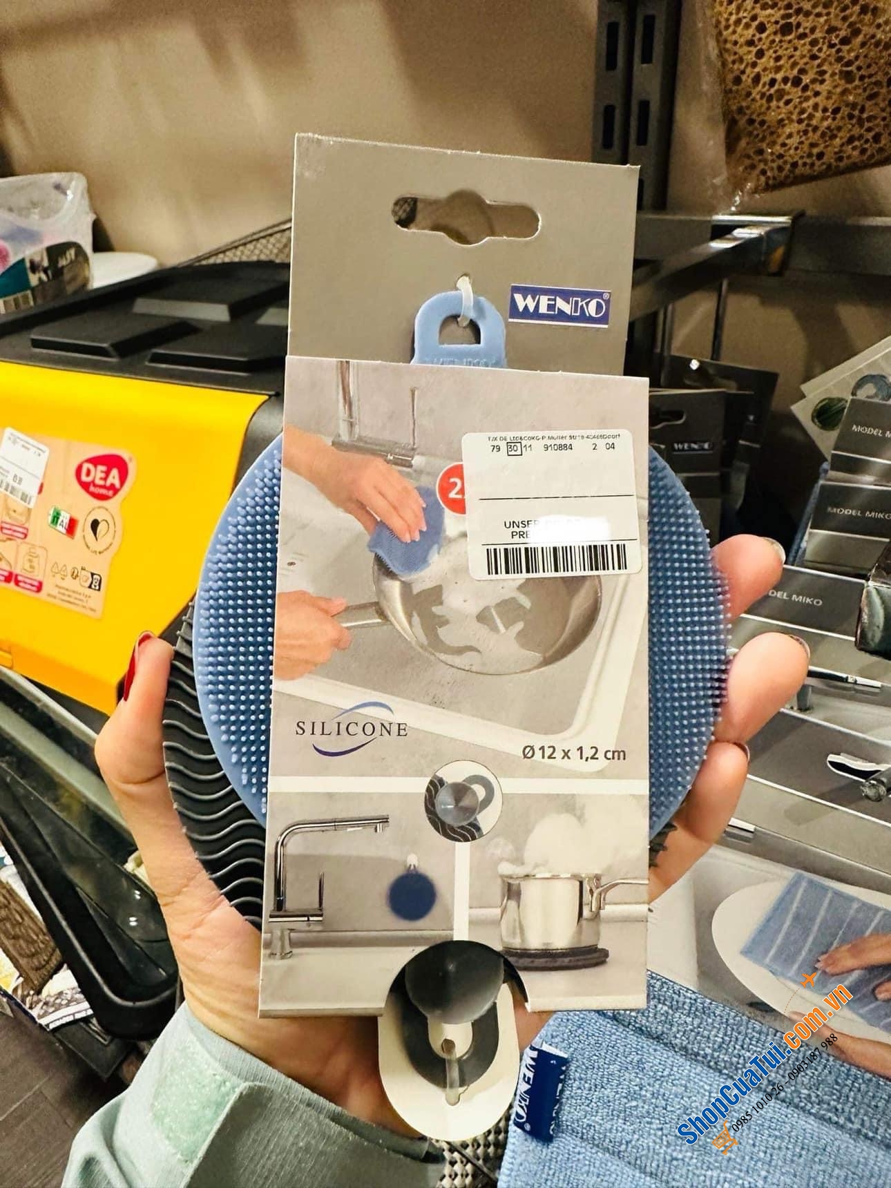 Set giẻ rửa bát silicon của Wenko cao cấp.