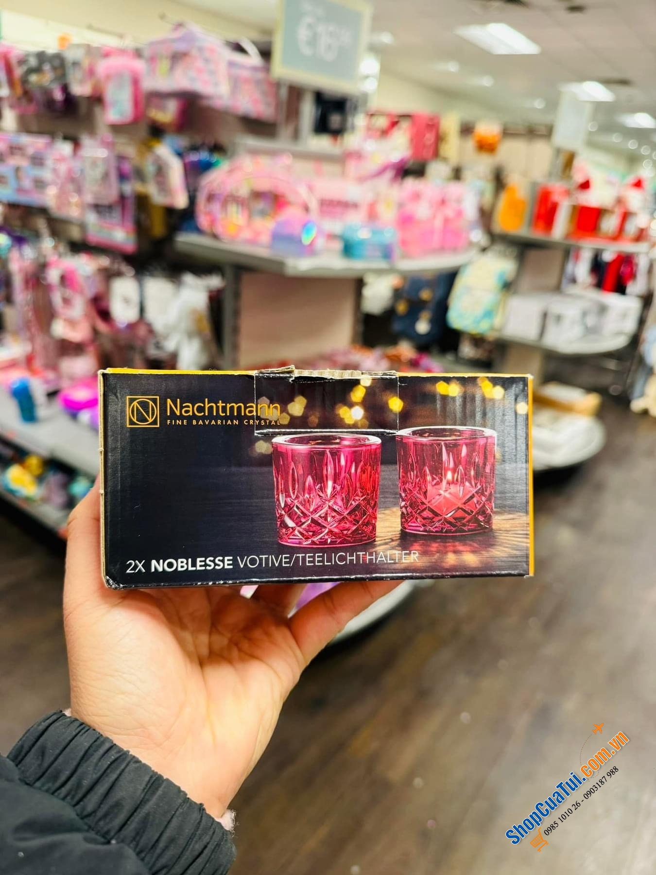 SET đôi cốc để Nến trang trí Nachtmann.