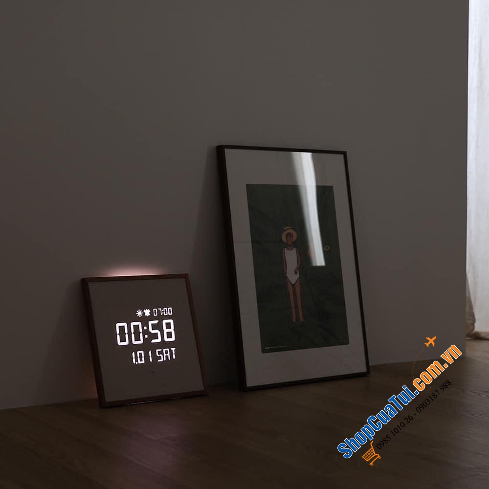 Đồng hồ treo tường LED MOOAS tròn hoặc vuông