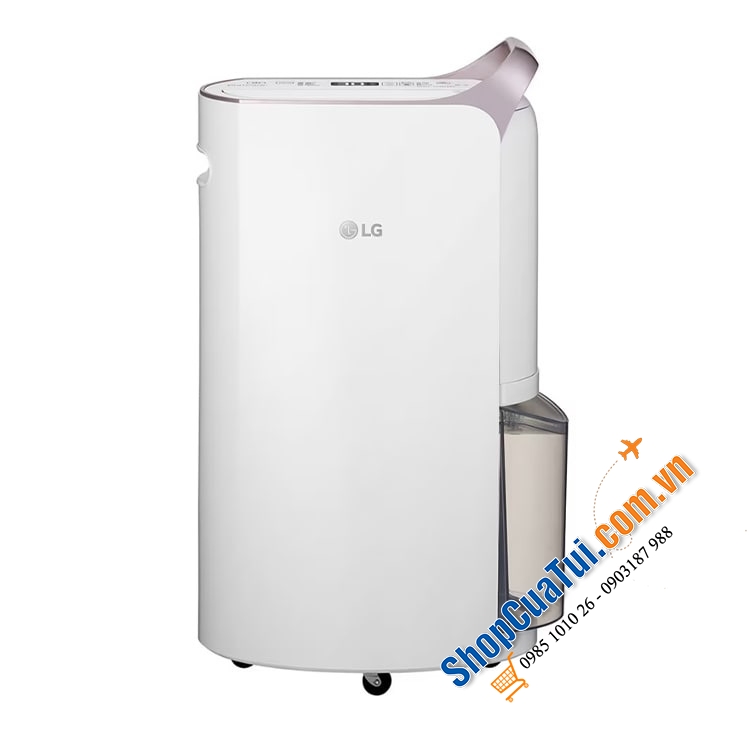 Máy hút ẩm LG Dual Inverter MD19GQGE0 công suất hút ẩm 19L/ngày, dùng hiệu quả cho phòng có diện tích đến 50m2