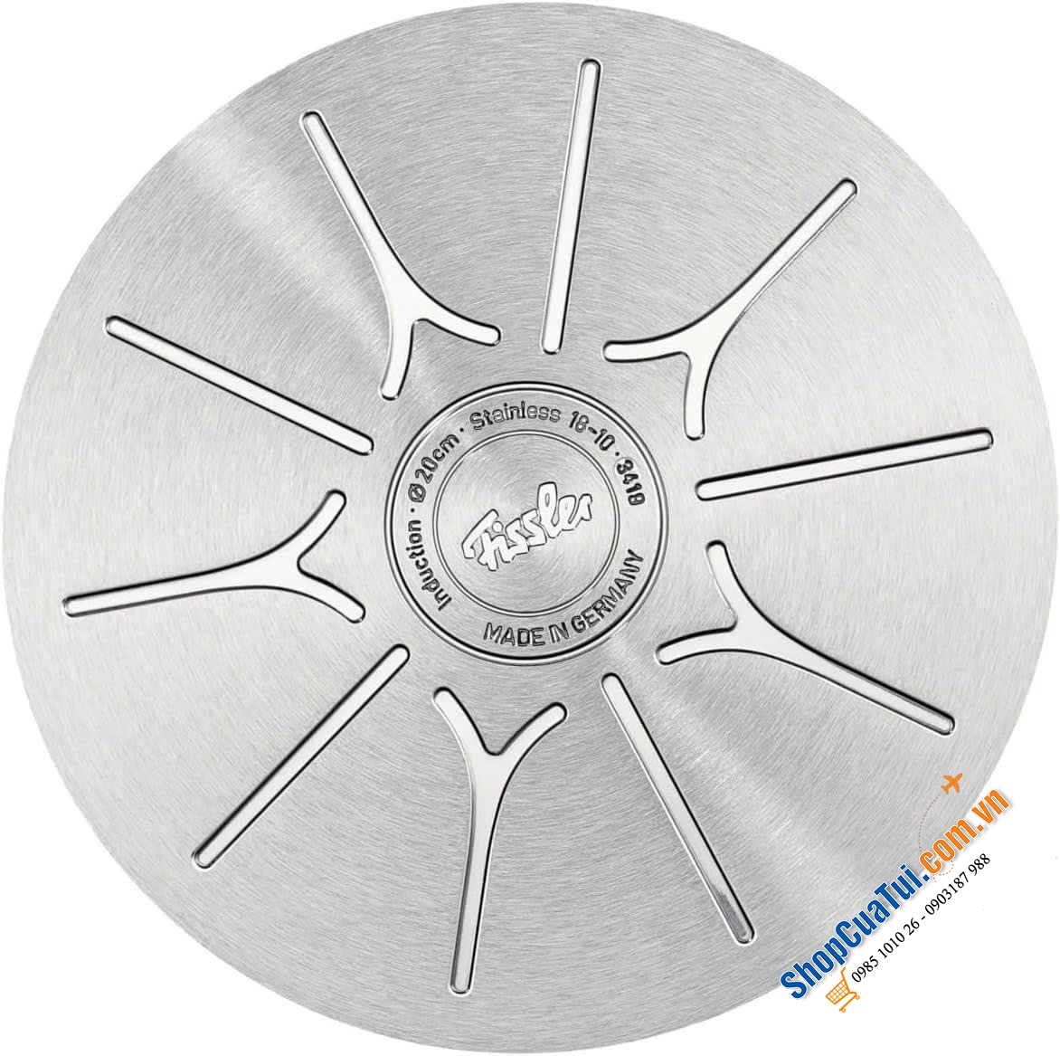 Chảo 2 quai Fissler Profi Original Collection 24cm - 28cm. Made in Germany