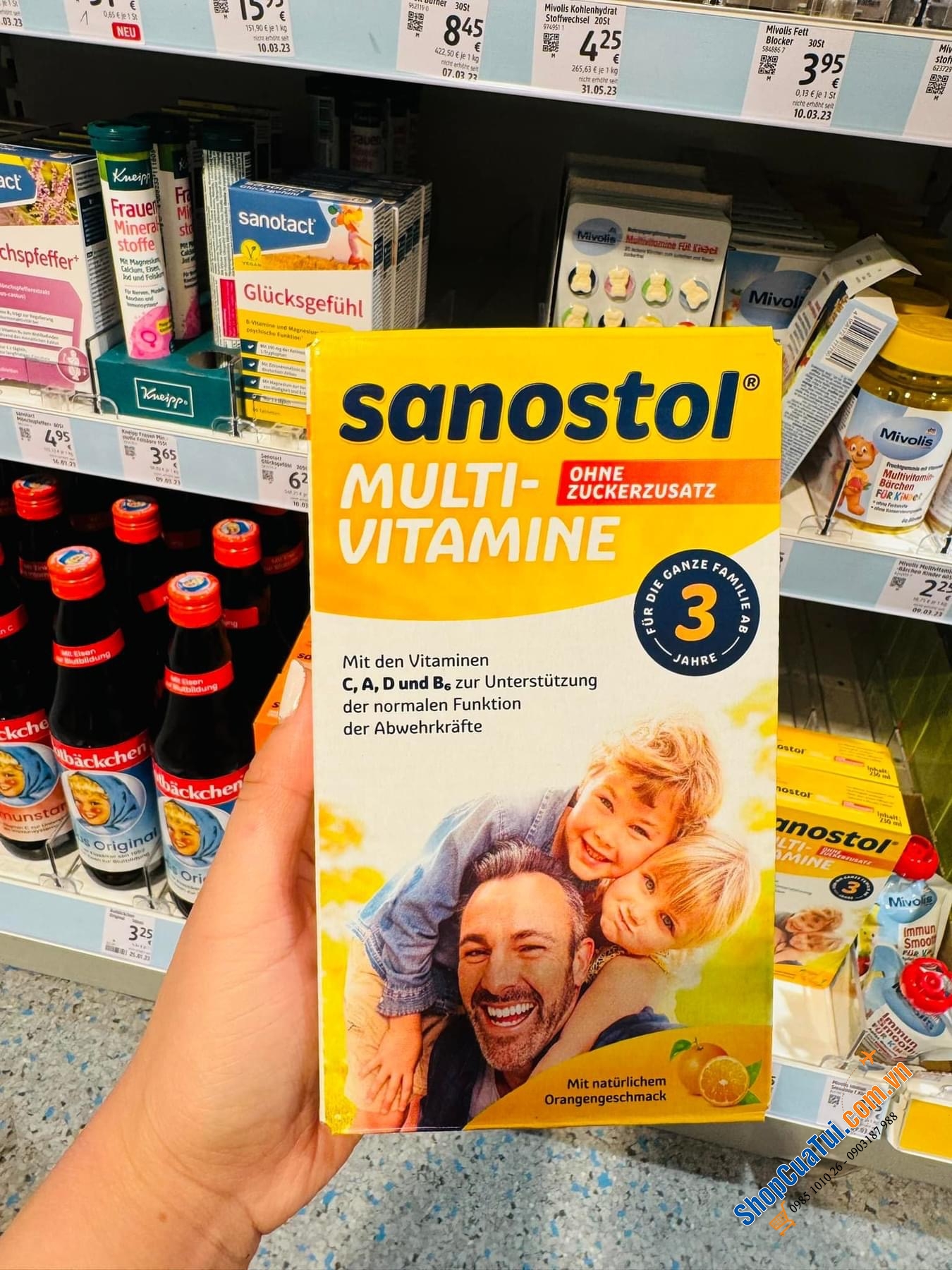 Sanostol Số 3 - 6 Multi Vitamin tổng hợp.