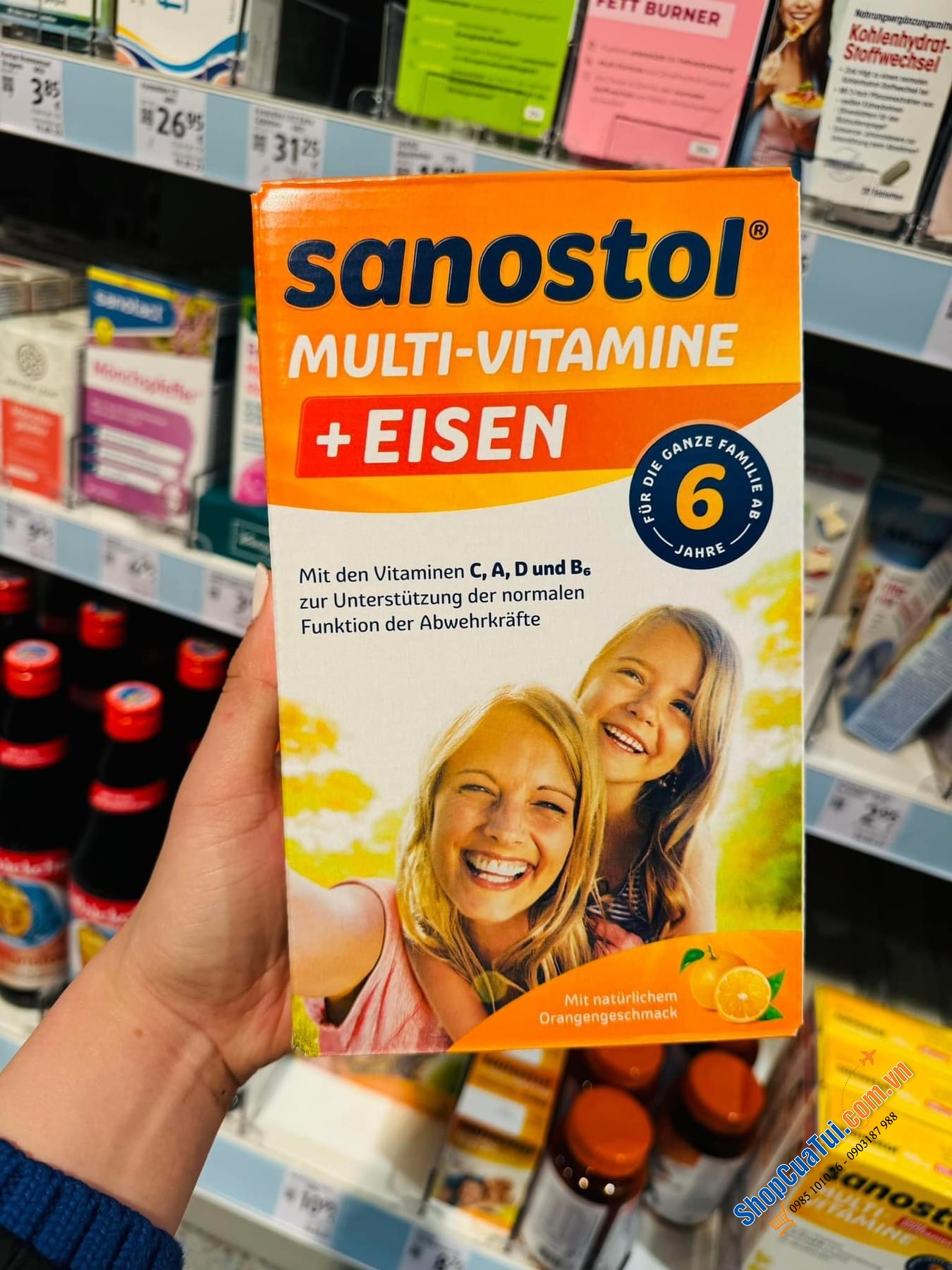 Sanostol Số 3 - 6 Multi Vitamin tổng hợp.