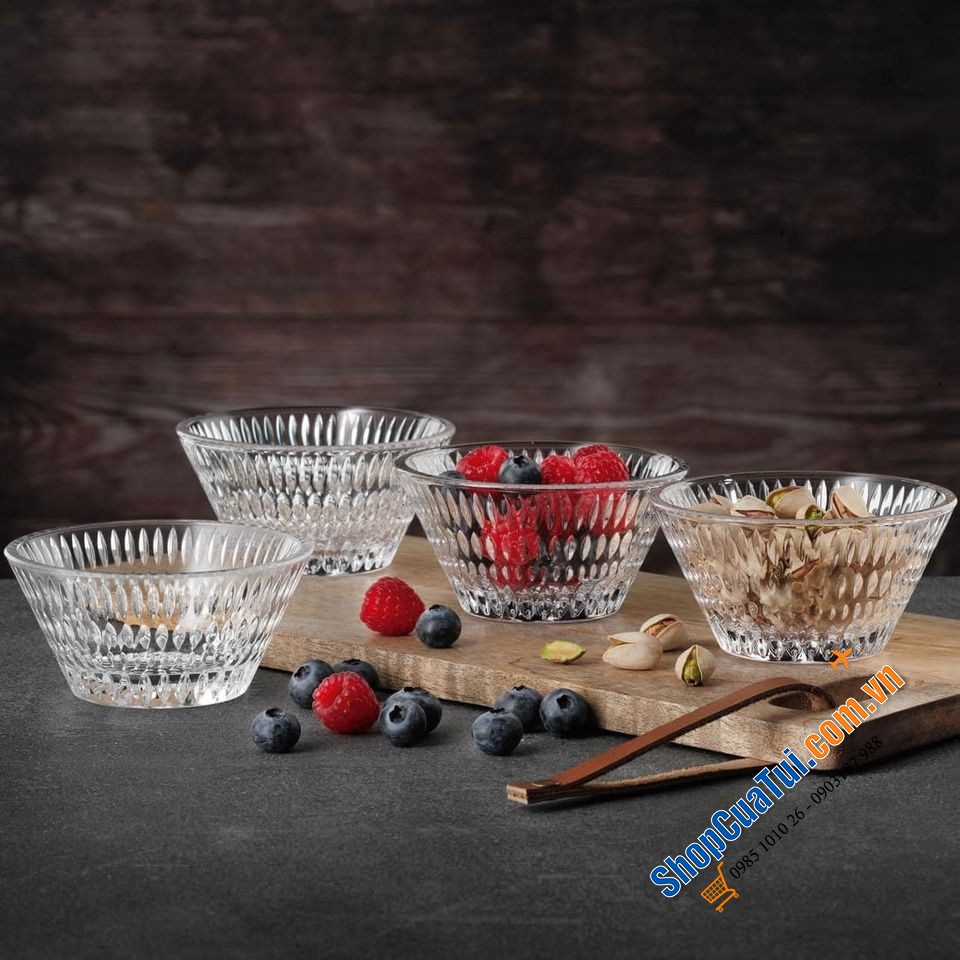SET 4 BÁT PHA LÊ ĂN PHỞ NACHTMANN ETHNO BOWL 16,5CM dung tích 740ml