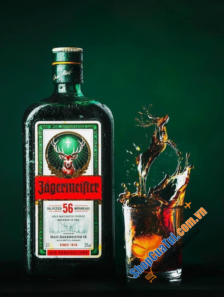 RƯỢU Jägermeister NHUNG HƯƠU 1L của Đức