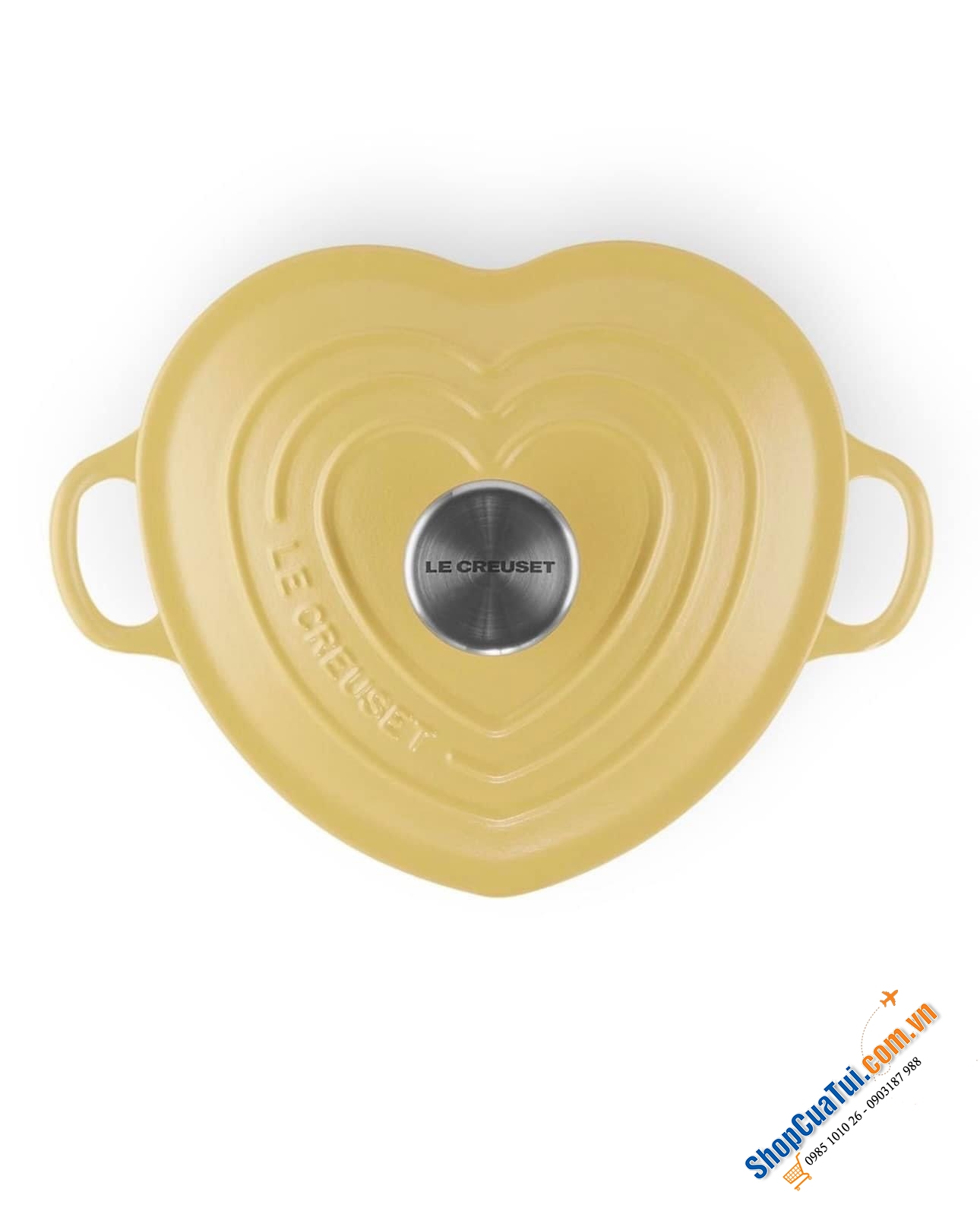 Nồi gang tim vàng Le Creuset 1,9 lit, 25x19x14 cm