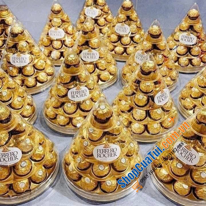 SOCOLA THÁP FERRERO ROCHER Hộp 28 viên 350gram- Sô cô la