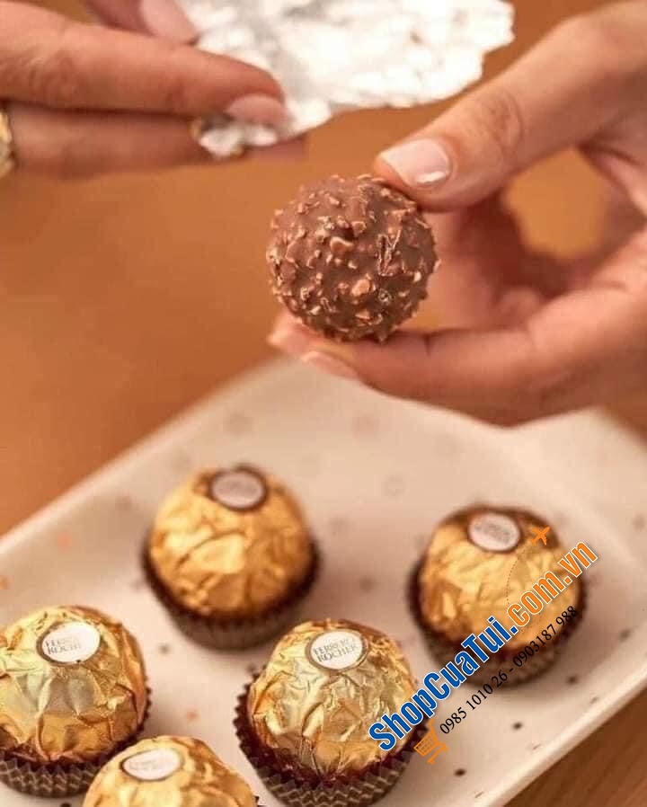 SOCOLA THÁP FERRERO ROCHER Hộp 28 viên 350gram- Sô cô la