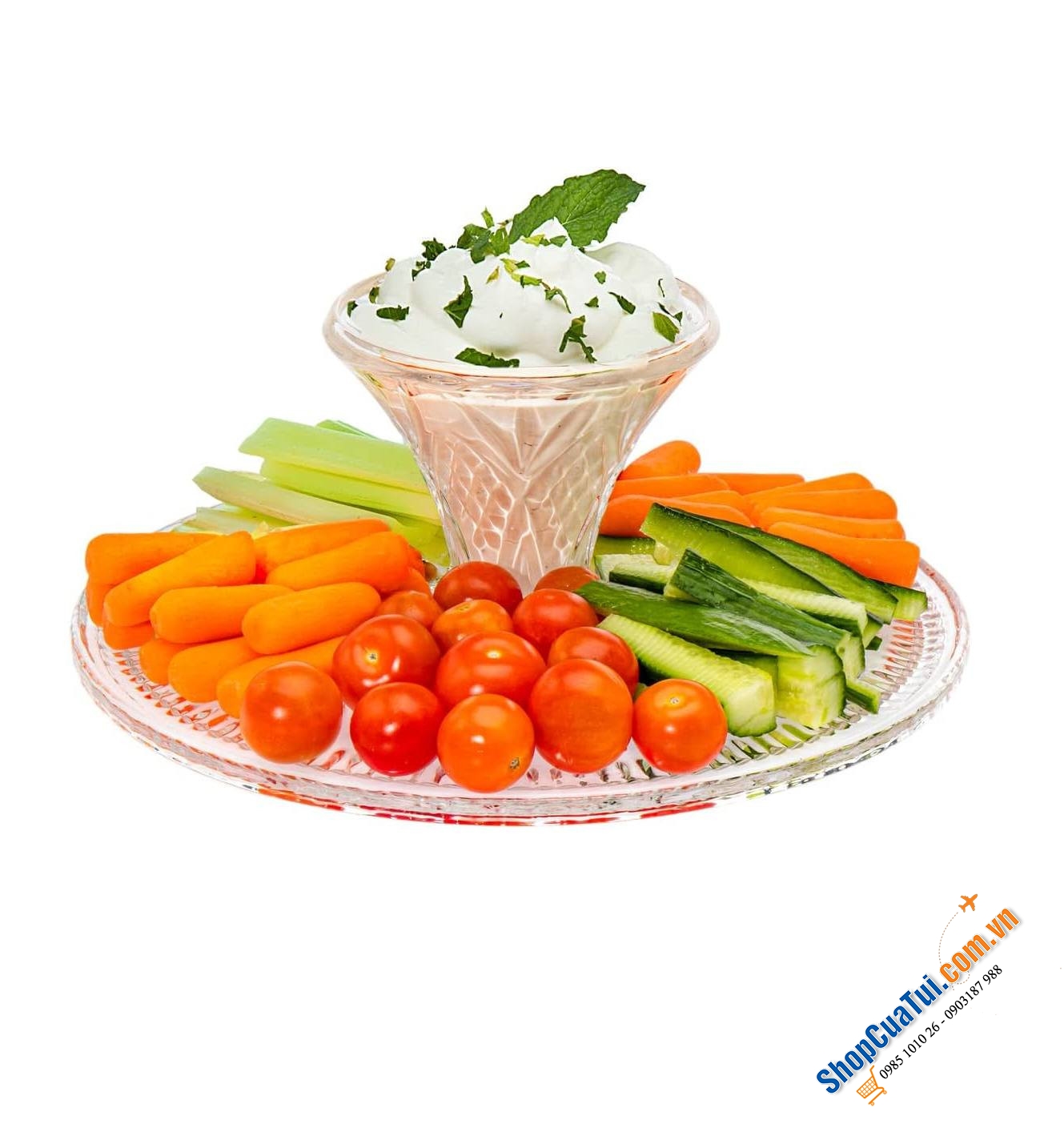 Chân bồng pha lê Dublin size 30cm để bánh ngọt, hoa quả tiện mà đẹp, lễ tết tiệc tùng thì sang hết nấc