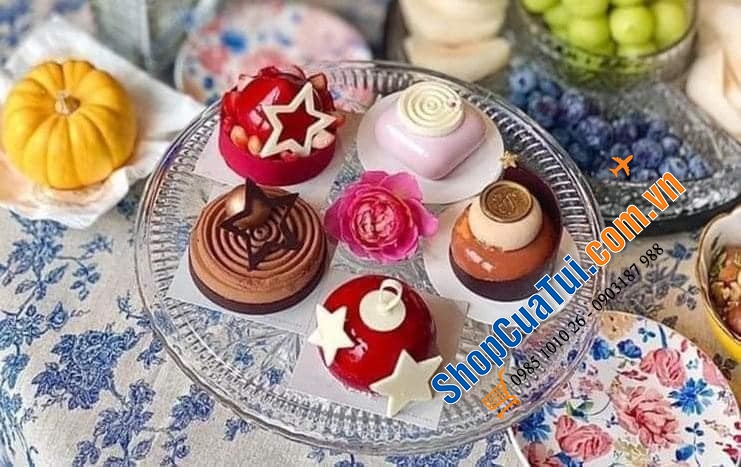 Chân bồng pha lê Dublin size 30cm để bánh ngọt, hoa quả tiện mà đẹp, lễ tết tiệc tùng thì sang hết nấc