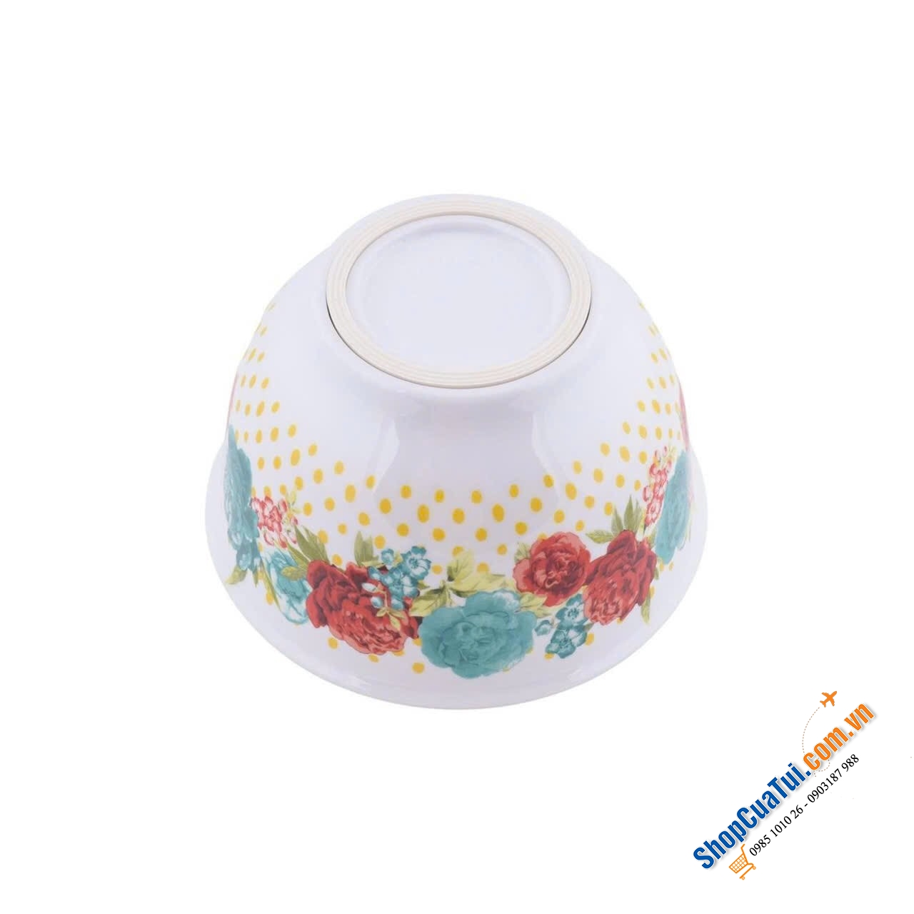 SET ÂU 10 MÓN THE PIONEER WOMAN gồm 5 bát melamine có 5 nắp nhựa phối hợp
