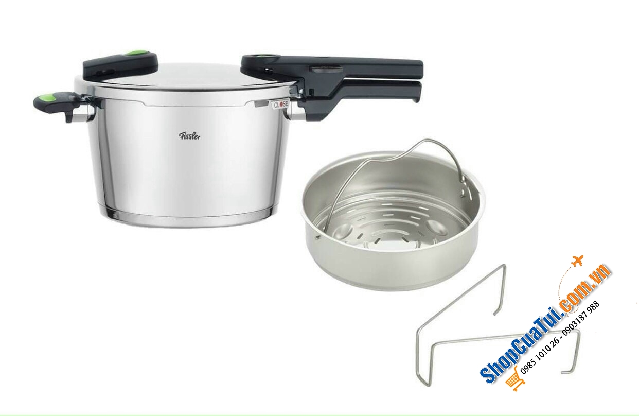 NỒI ÁP SUẤT FISSLER 6L VITAQUICK GREEN - Made in Germany