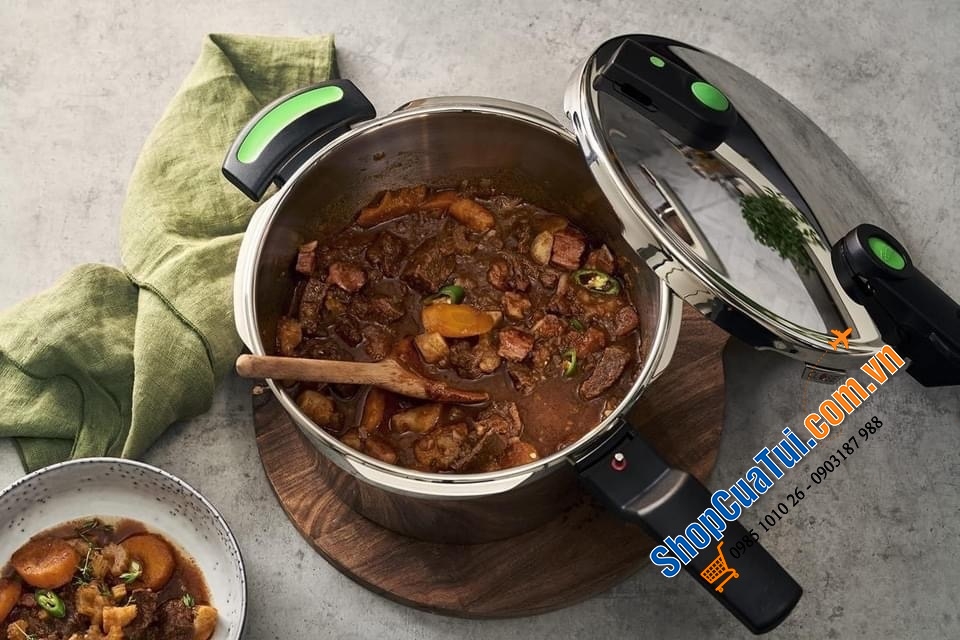 NỒI ÁP SUẤT FISSLER 6L VITAQUICK GREEN - Made in Germany