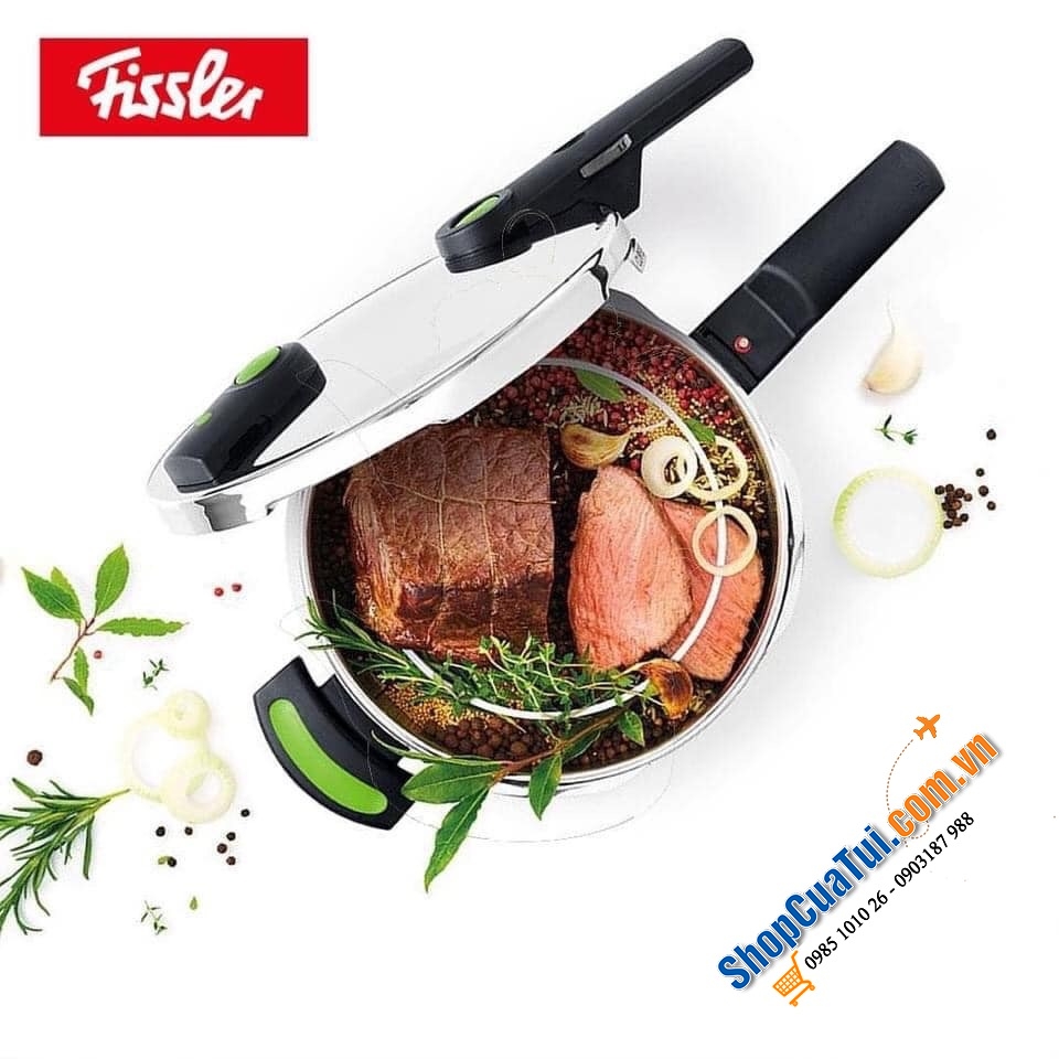 NỒI ÁP SUẤT FISSLER 6L VITAQUICK GREEN - Made in Germany