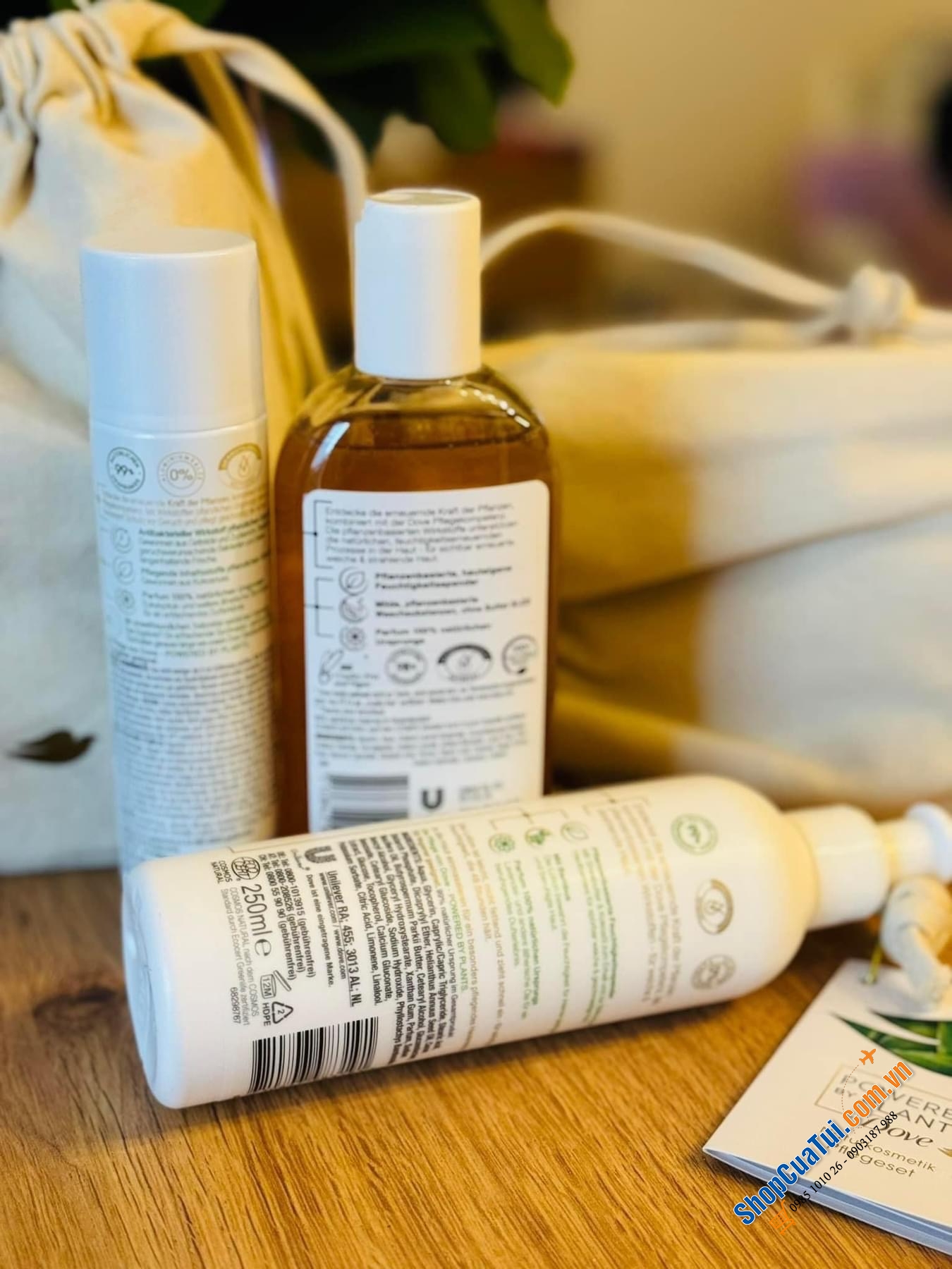 Bộ sản phẩm Dove dành cho nữ Powered by Plants.