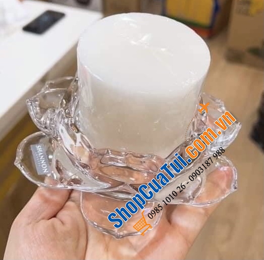 Chân nến hoa sen Goldinger size to 19cm đường kính