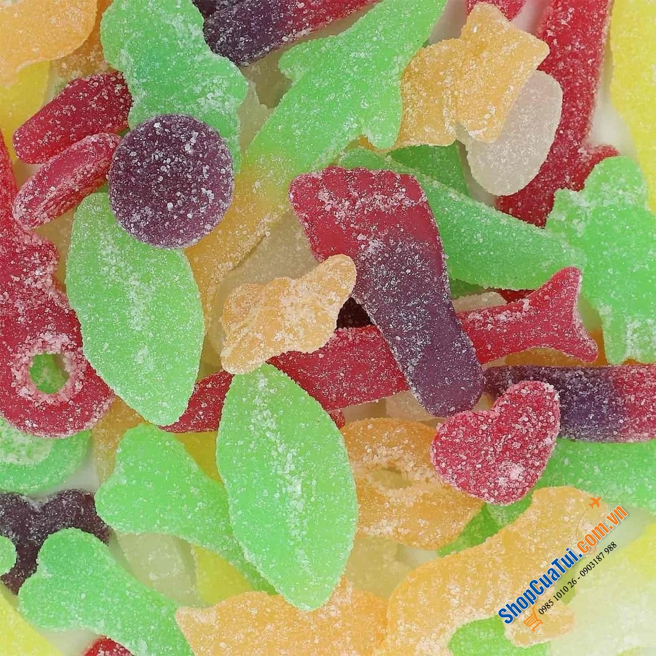 KẸO DẺO TROLLI BIZZL MIX ĐỨC 1KG - kẹo Chíp chíp cho bé