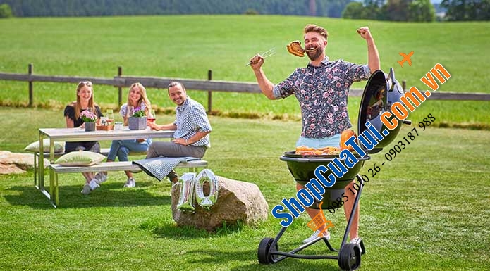 Bếp Nướng than ngoài trời Rösle 25007 No.1 Belly F50 - tiệc nướng ngoài trời không thể thiếu một bếp nướng như này