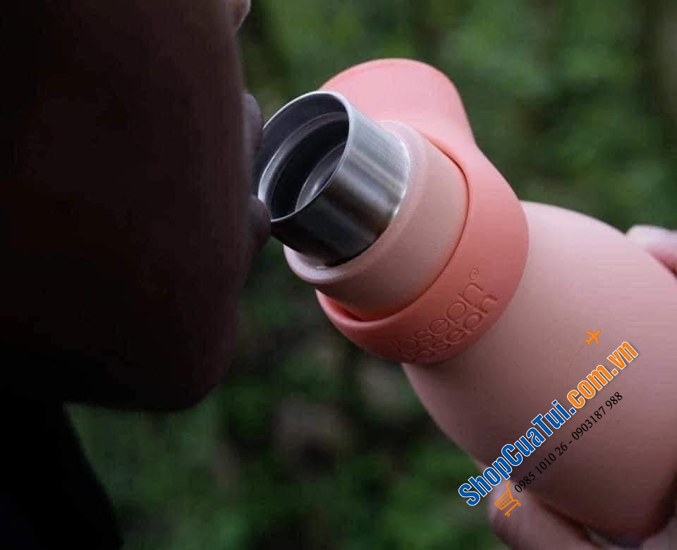 Bình giữ nhiệt Joseph Joseph Loop 500ml màu cam hồng hoặc inox