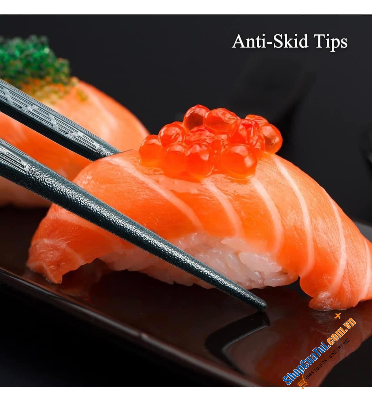 ĐŨA SUPJOYES SẮC MÀU SET 5 ĐÔI bằng nhựa, chất lượng cao, chịu nhiệt, dễ dàng khử trùng, không có vị kim loại