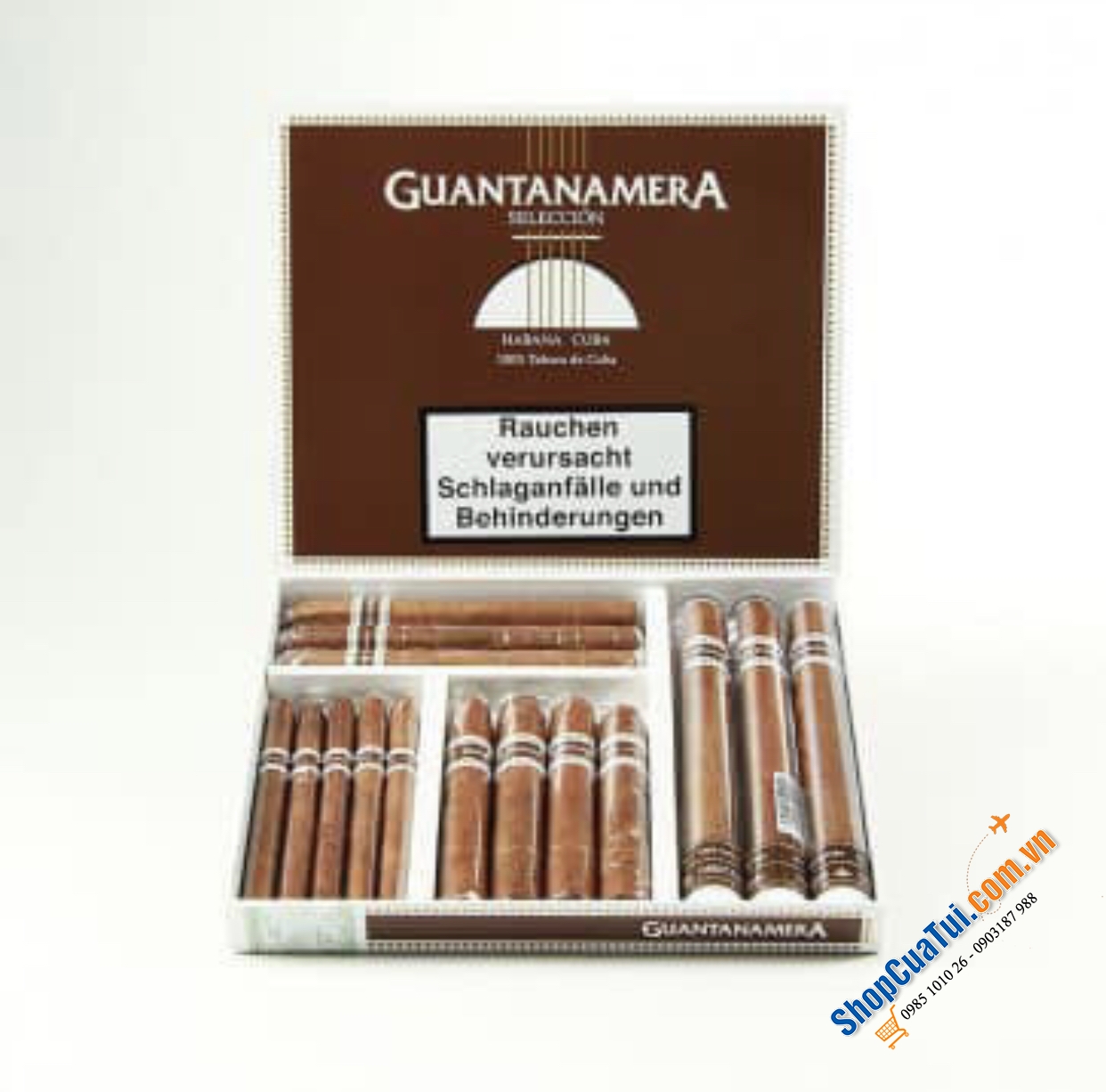 Xì gà Guantanamera box 15 điếu - Cigar nội địa Đức siêu ngon