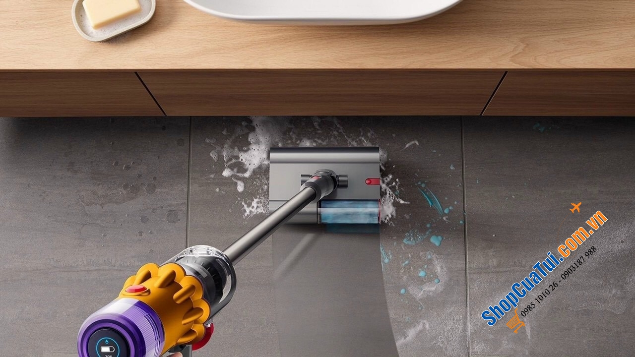 Máy hút bụi & lau sàn Dyson V12S Origin Submarine hepa - tích hợp hai chức năng hút bụi khô và ướt nên dễ dàng đảm nhận công việc vệ sinh đa dụng