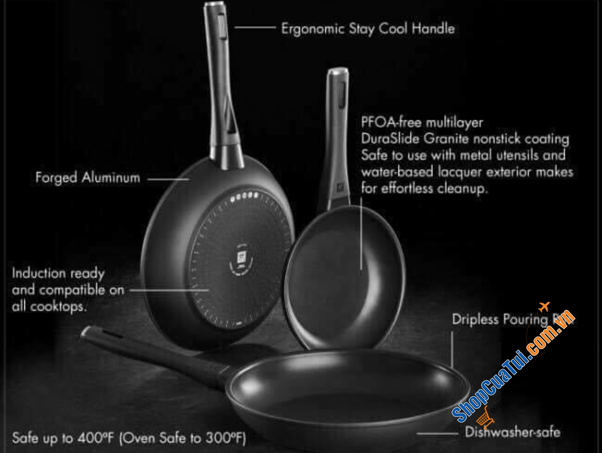 Chảo chống dính ZWILLING MADURA PLUS 20cm dòng advance cao cấp