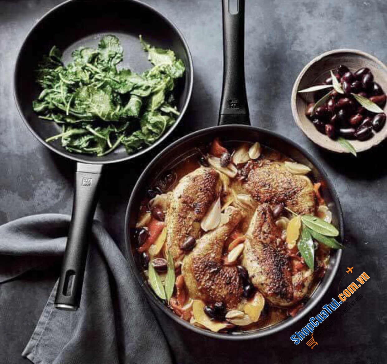 Chảo chống dính ZWILLING MADURA PLUS 28 cm dòng advance cao cấp