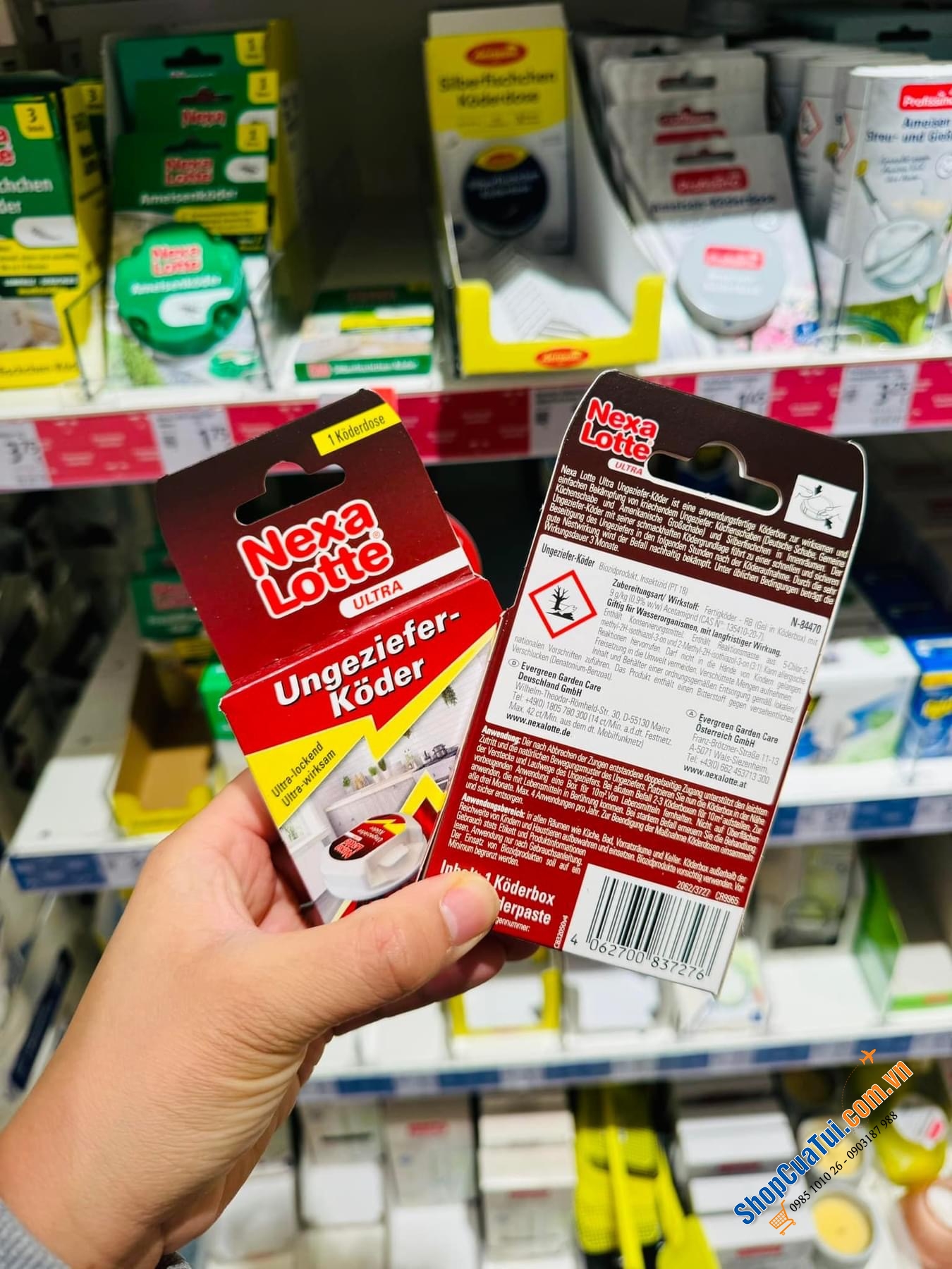HỘP DIỆT GIÁN VÀ CÔN TRÙNG NEXA LOTTE.