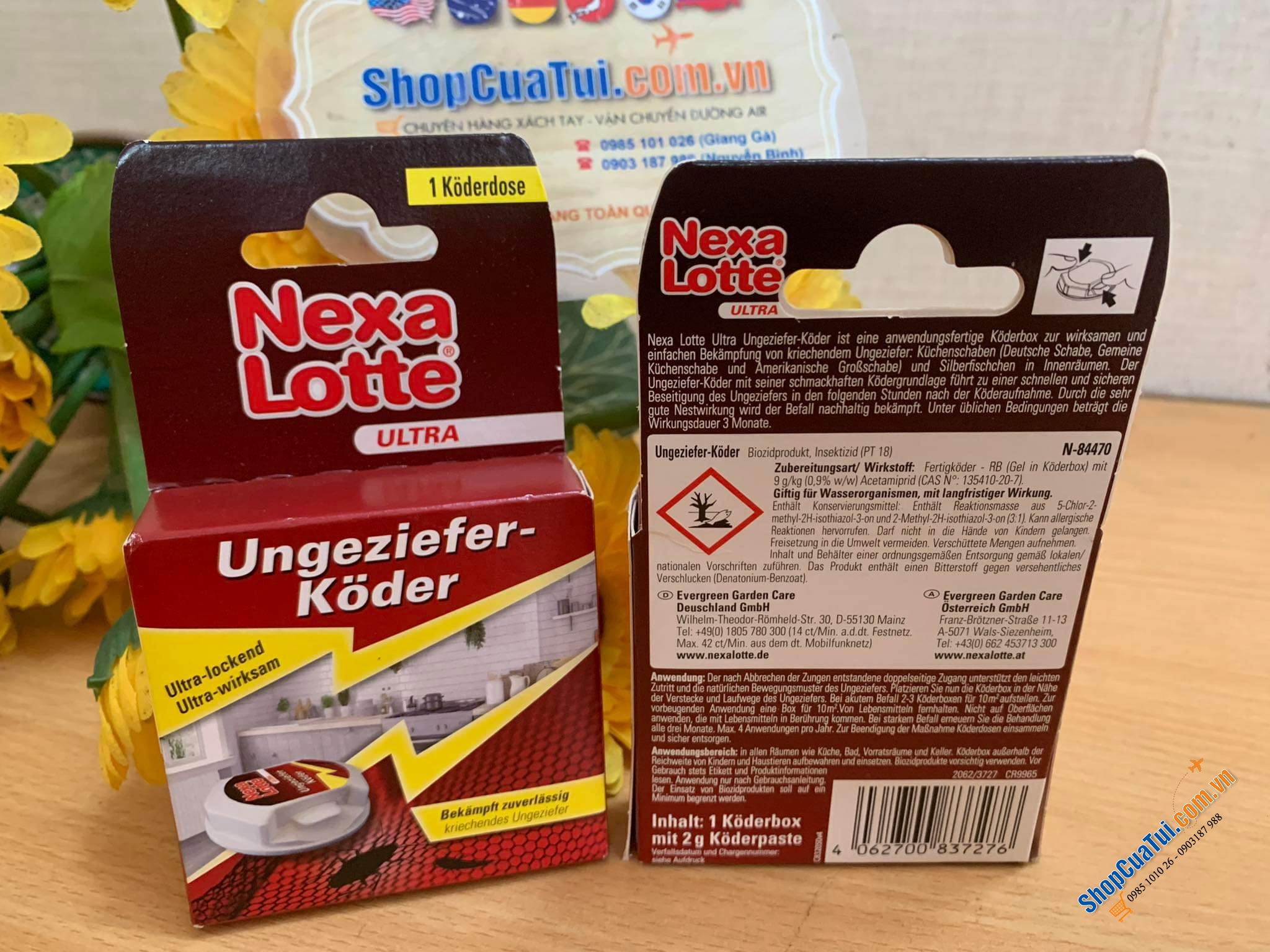 HỘP DIỆT GIÁN VÀ CÔN TRÙNG NEXA LOTTE.