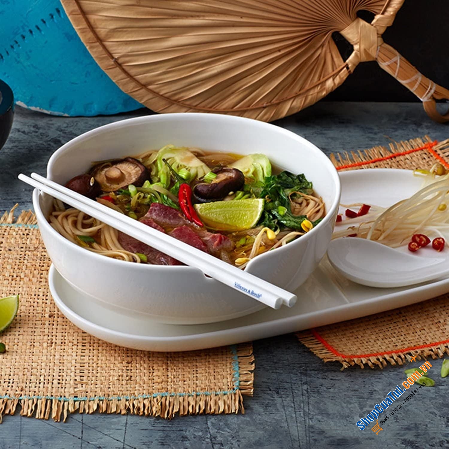 SET 2 KHAY ĐĨA GỐM VILLEROY BOCH PASISION - MADE IN GERMANY