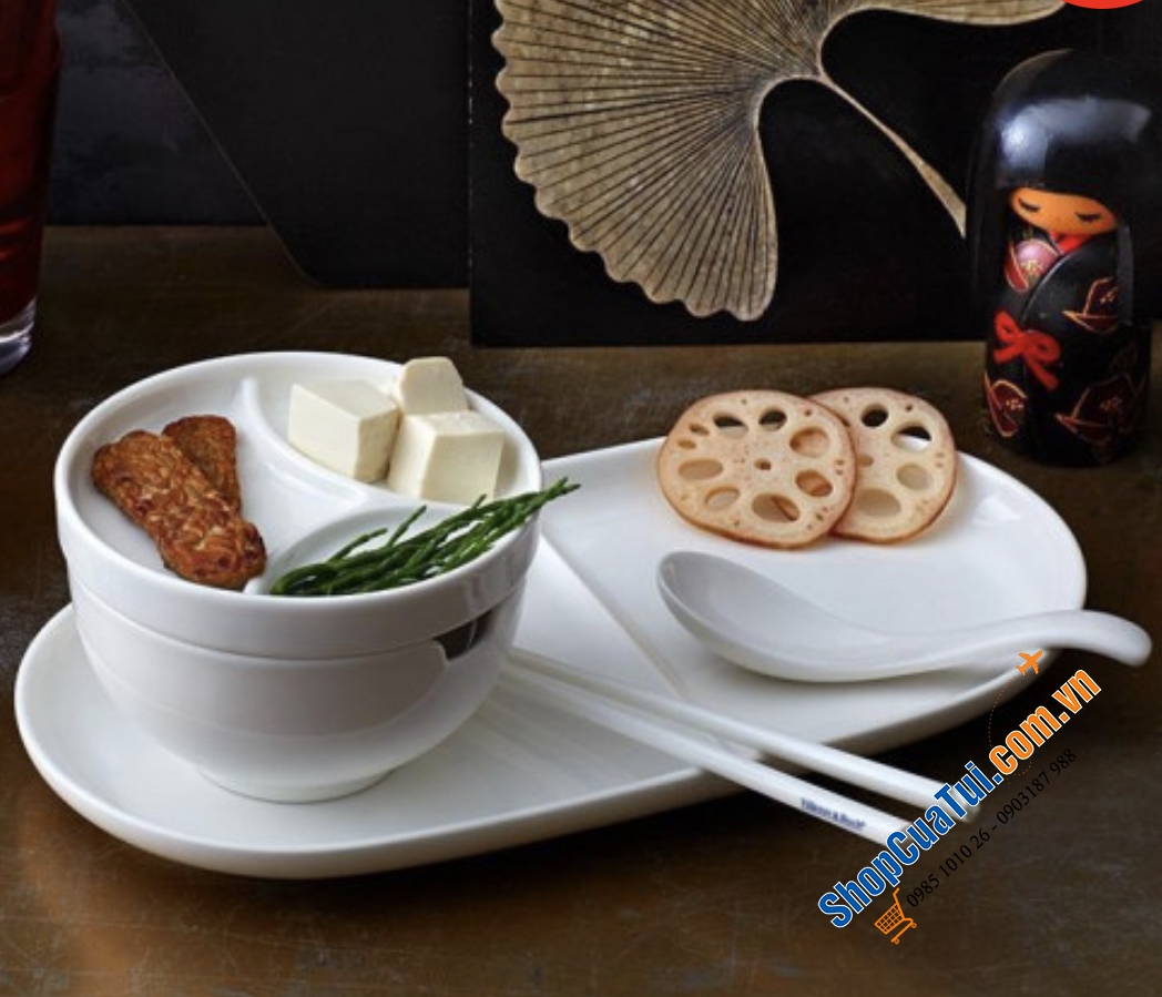 SET 2 KHAY ĐĨA GỐM VILLEROY BOCH PASISION - MADE IN GERMANY