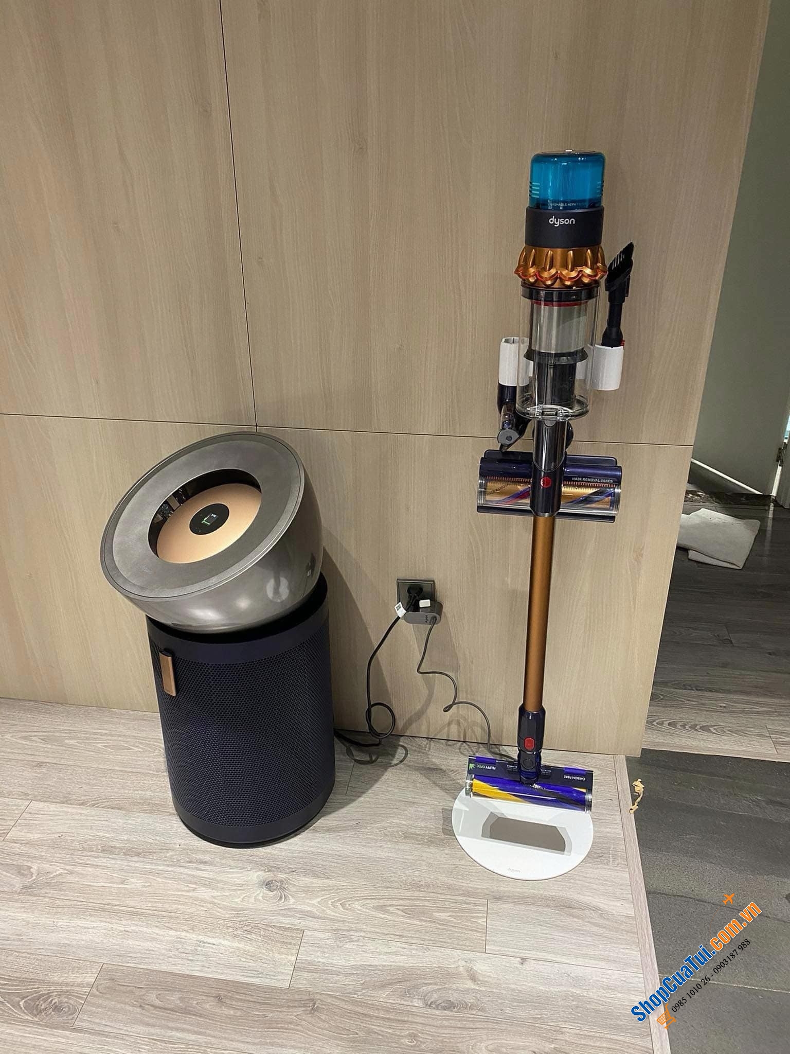 Hút bụi Dyson Gen5 detect™ Absolute - bản HEPA ống vàng - Model cao cấp xịn xò nhất 2023 nhà Dyson - tặng kèm Dyson Floor Dok Multi