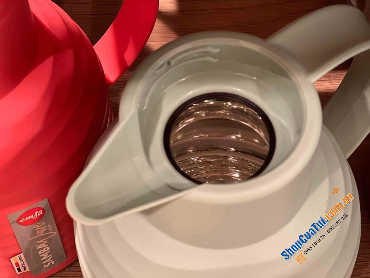 BÌNH GIỮ NHIỆT EMSA SAMBA WAVE 1L MADE IN GERMANY.