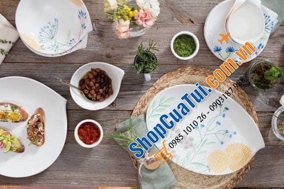 ĐĨA OVAL VILLEROY BOCH FLOW COUTURE 36 CM - Made in Germany.