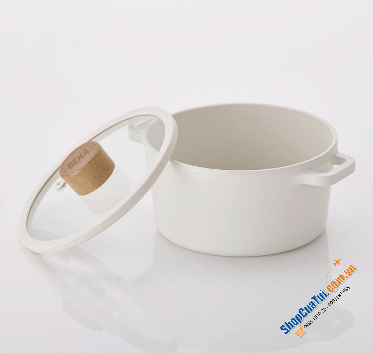 Set nồi BEKA Blanc đẹp và chất lượng gồm 4 nồi 1 chảo