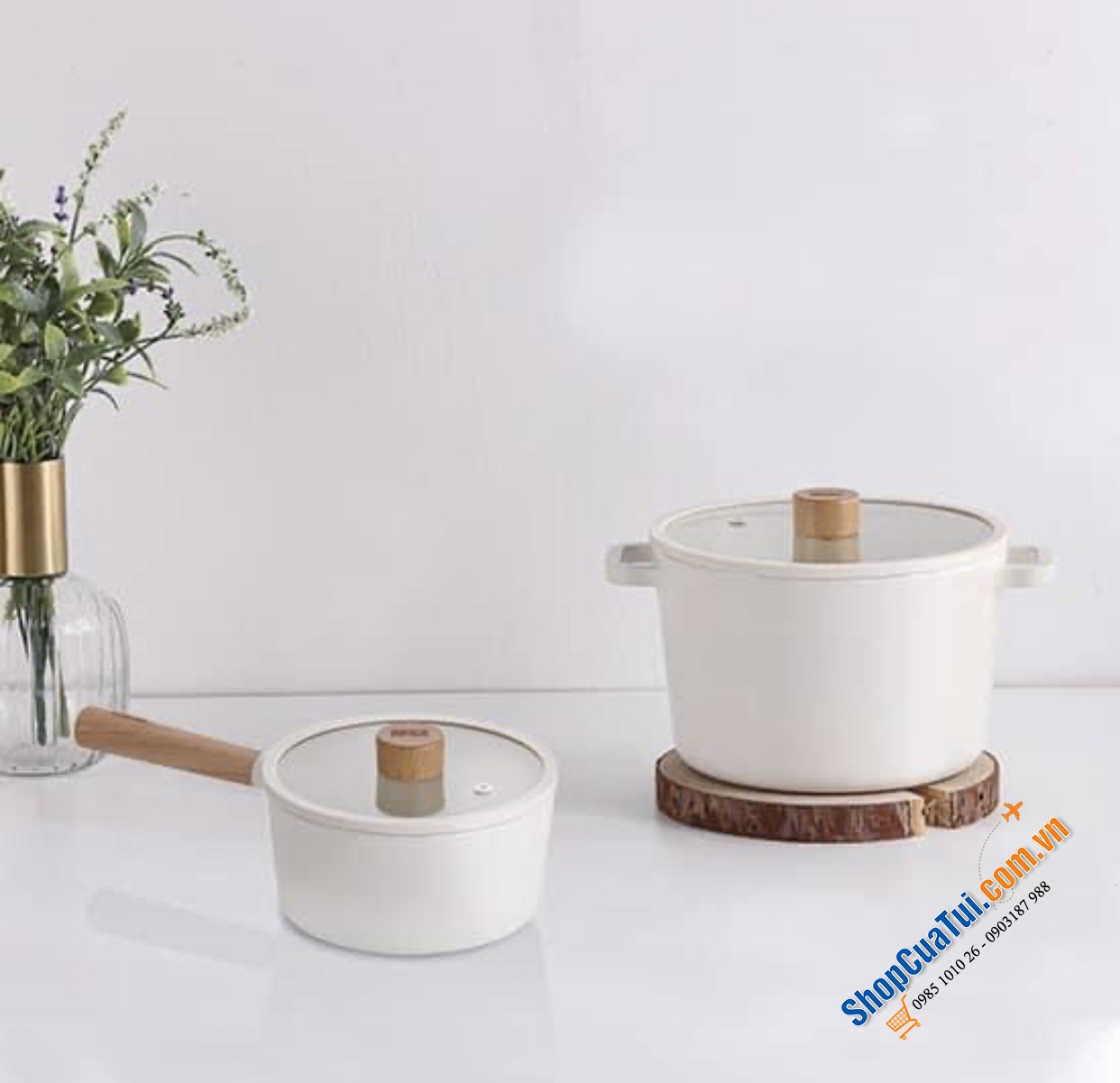 Set nồi BEKA Blanc đẹp và chất lượng gồm 4 nồi 1 chảo