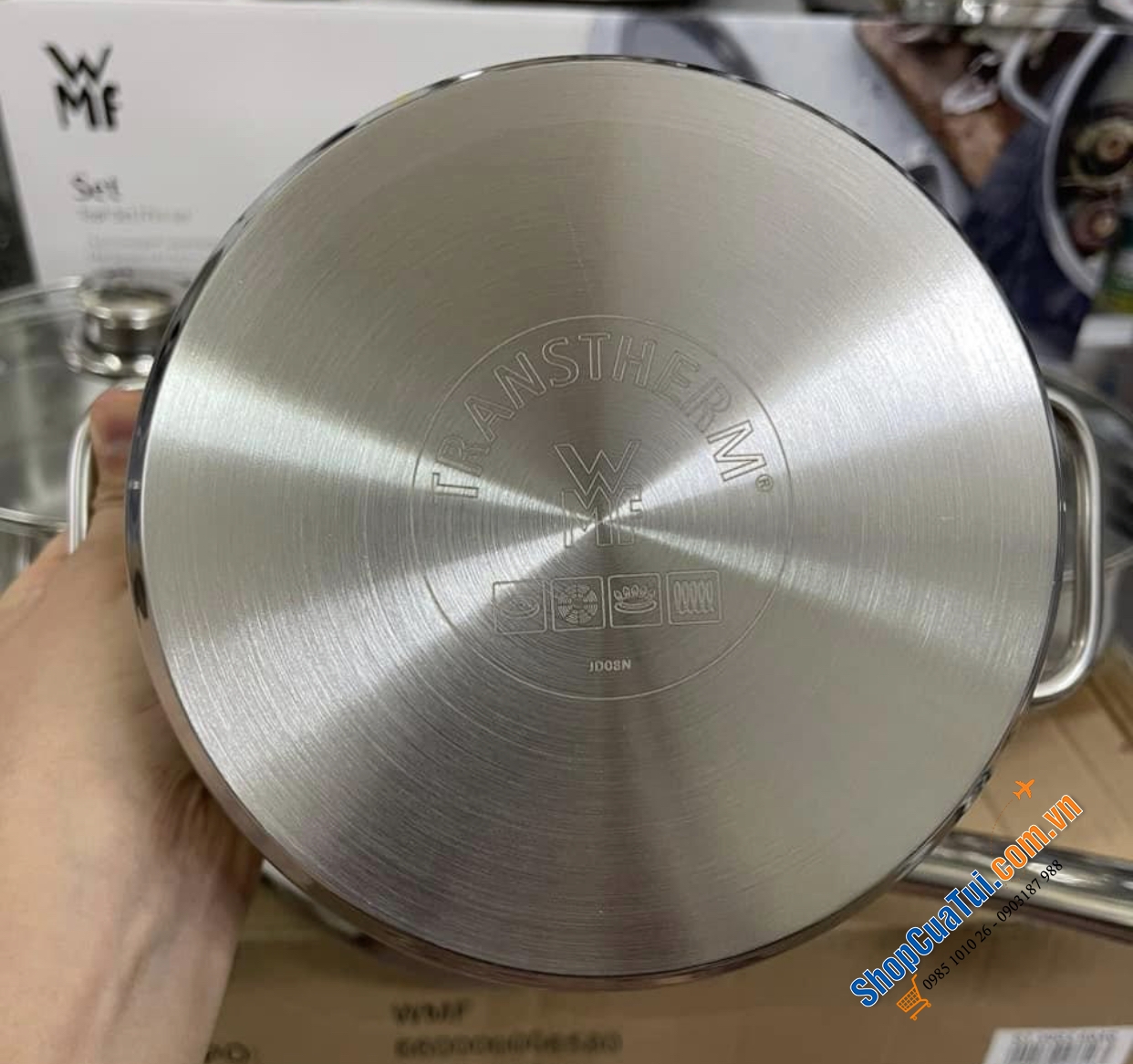 Bộ nồi WMF Diadem Plus 6 món 5 nồi 1 chảo - Chuẩn sang trọng, thanh lịch