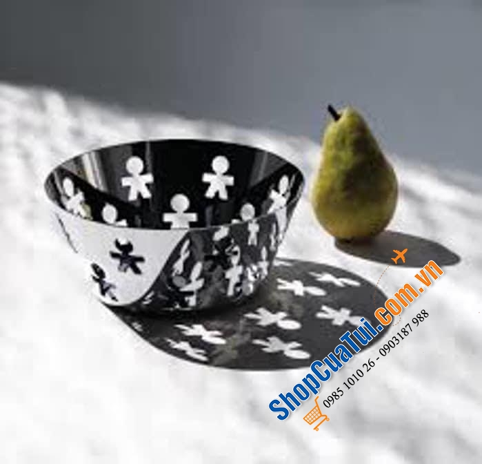 Rổ Alessi Girotondo  INOX phi 20,5 CM.