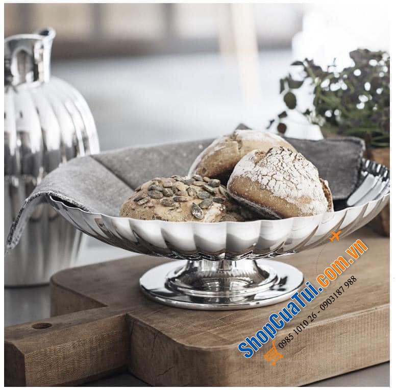 Đĩa chân đế Georg Jensen 28cm