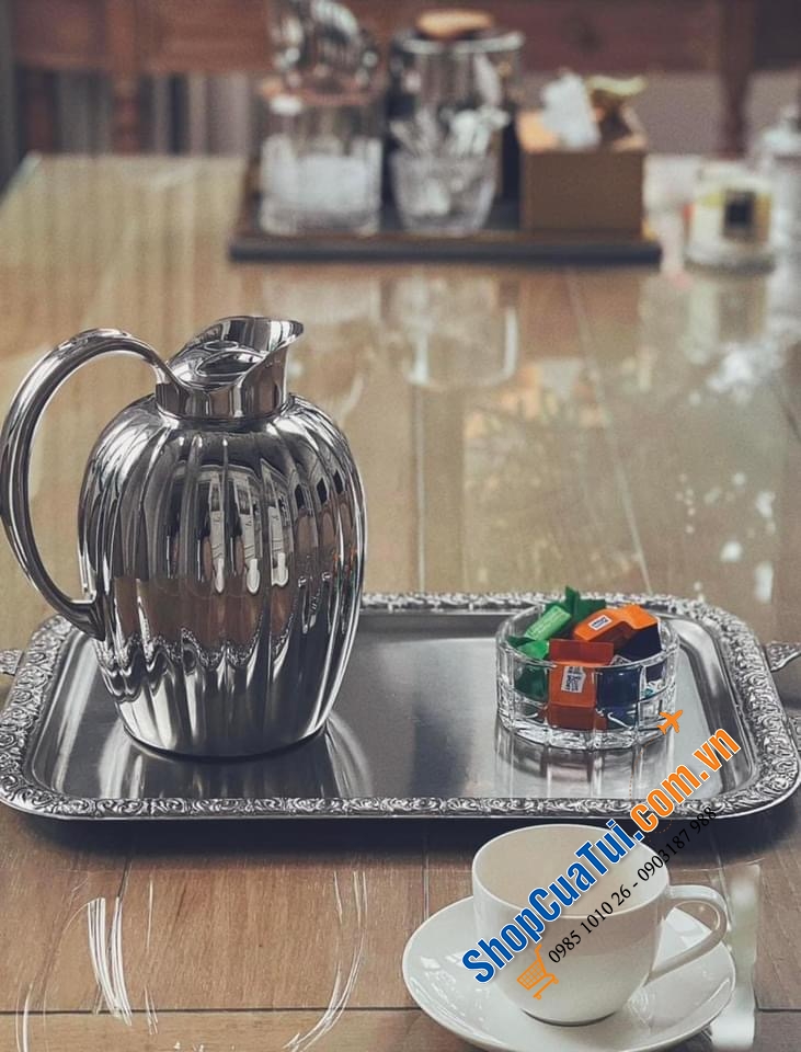 Bình Georg Jensen Bernadotte 0.8 Lít - Bình giữ nhiệt, bình nước hoàn hảo của vẻ đẹp tinh tế và công năng sử dụng