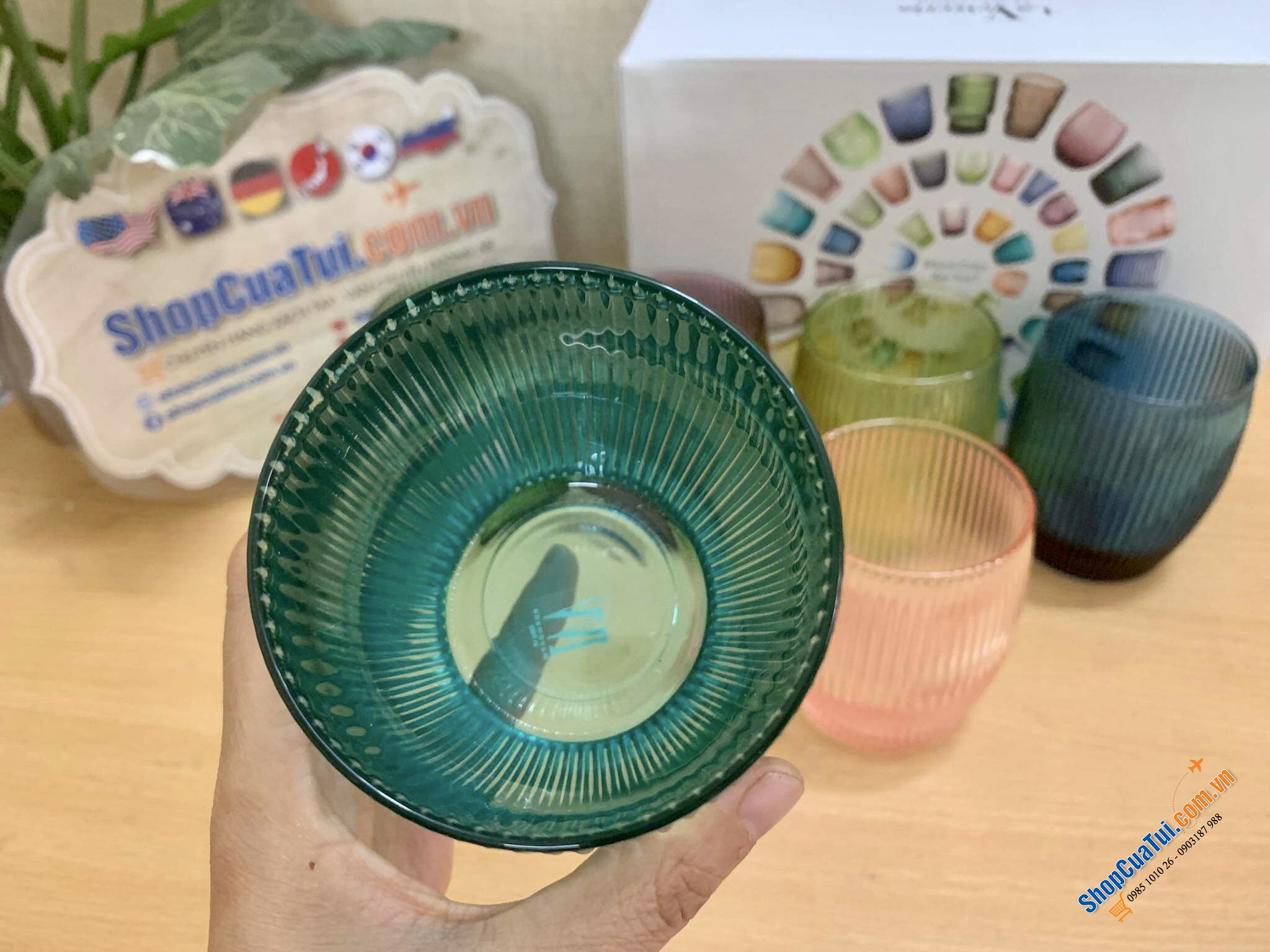 Bộ 6 cốc thuỷ tinh 300ml IVV GluGlu 8675.2