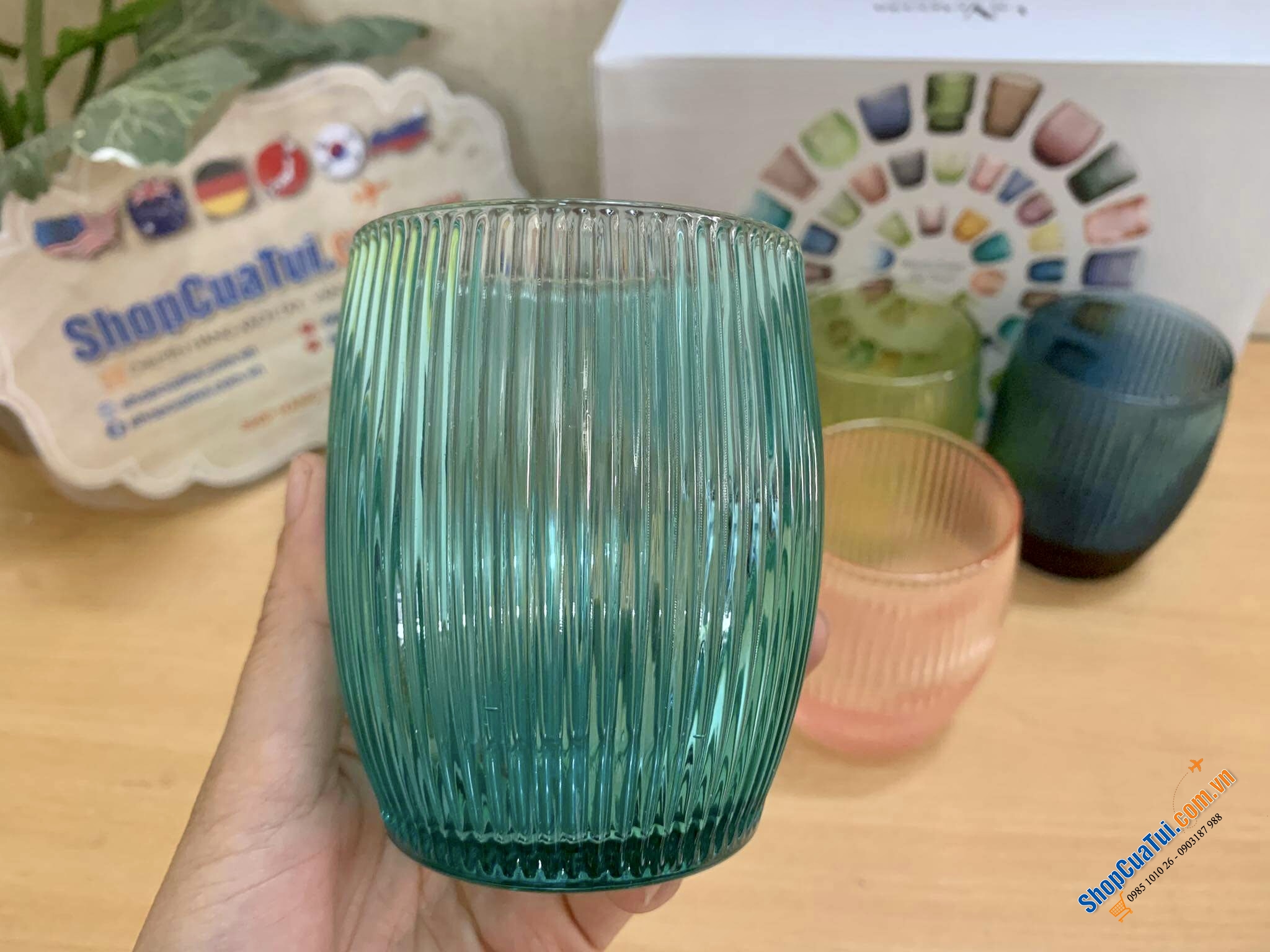 Bộ 6 cốc thuỷ tinh 300ml IVV GluGlu 8675.2