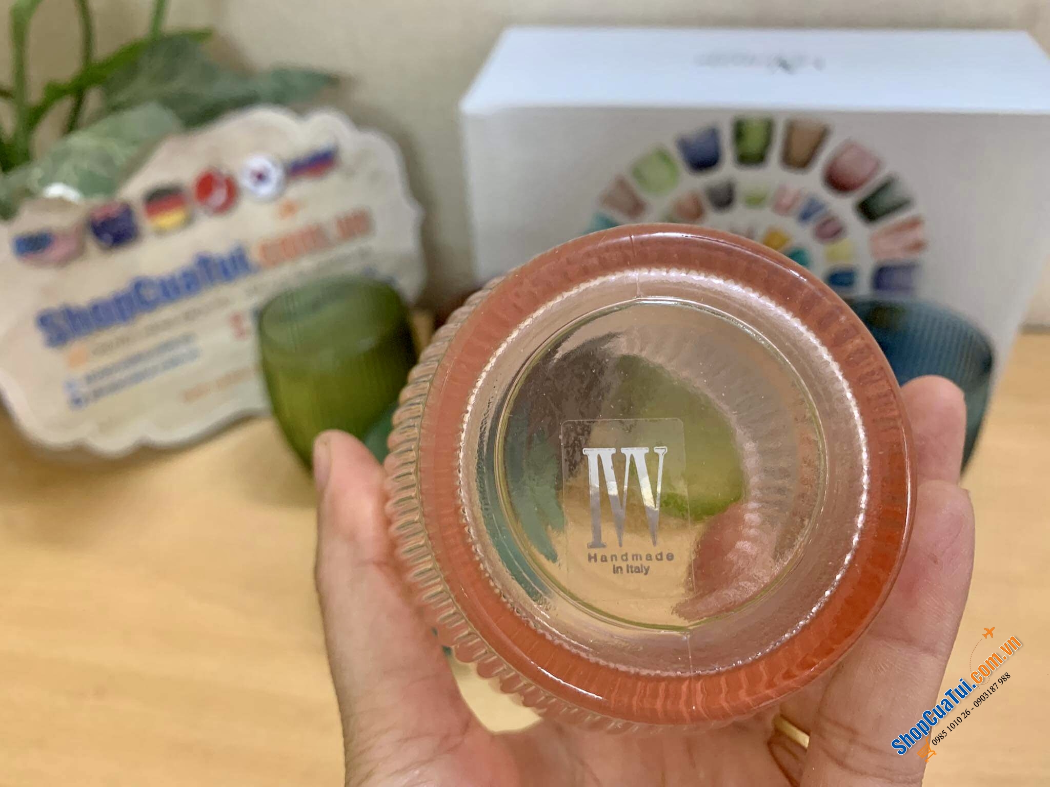 Bộ 6 cốc thuỷ tinh 300ml IVV GluGlu 8675.2