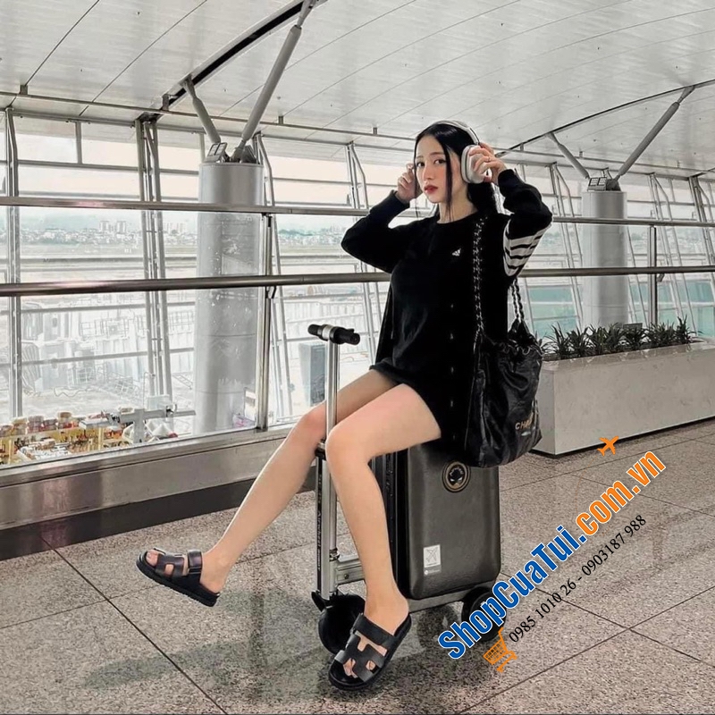 VALI SCOOTER - Dòng mới nhất SE3S - VALI BLACKPINK - Vali xe điện thông minh hot hit