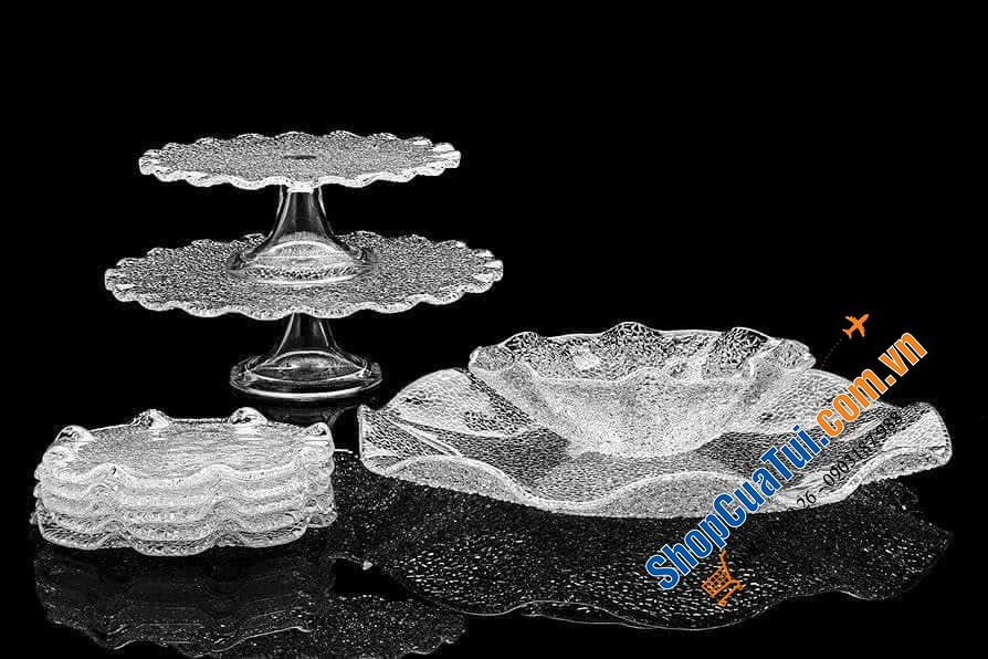 Chân bồng pha lê IVV Special size 33cm