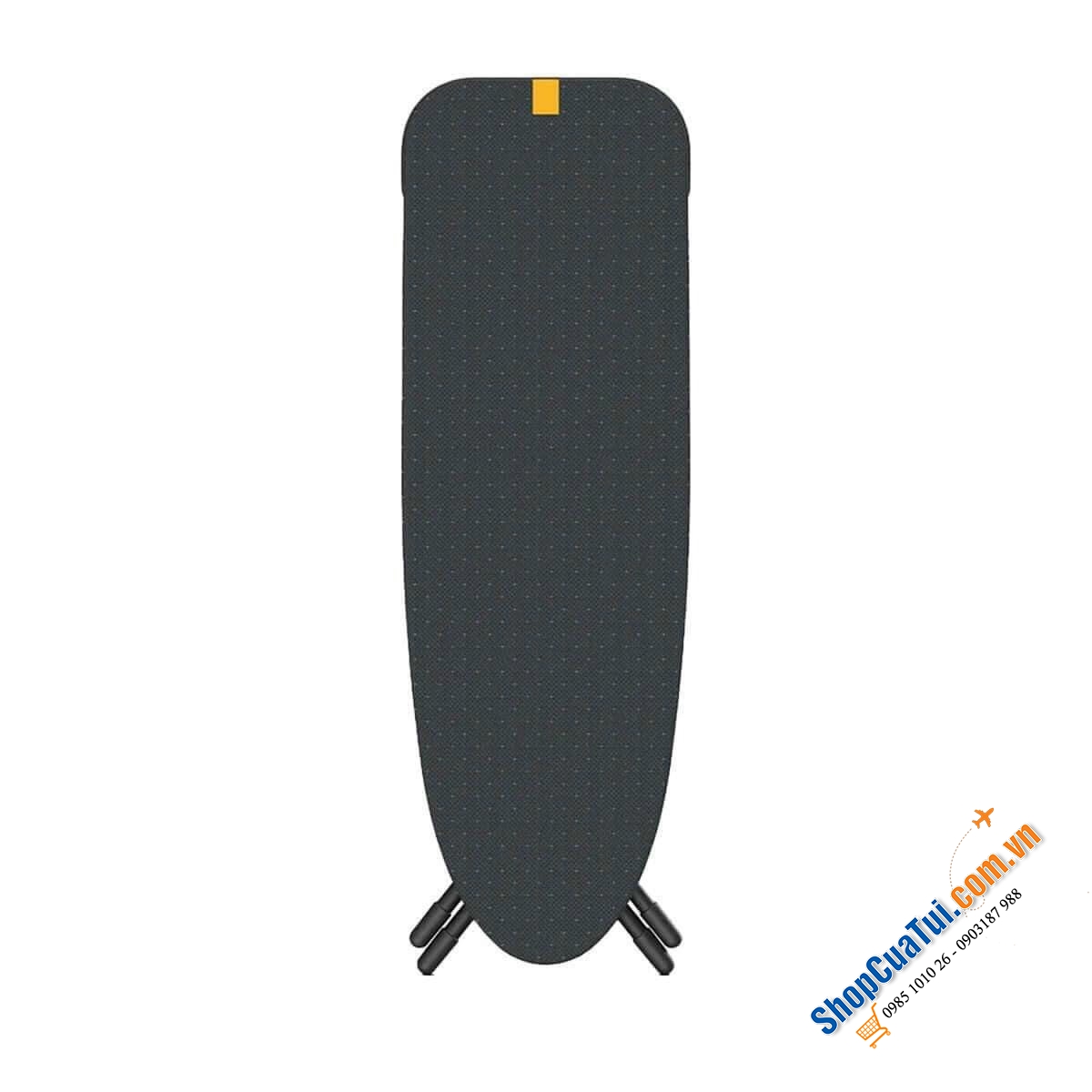 Cầu là, Bàn để ủi đồ chân cao có móc treo cửa Joseph Joseph Glide Max Plus (Black) 50030 Màu xanh đen chấm bi