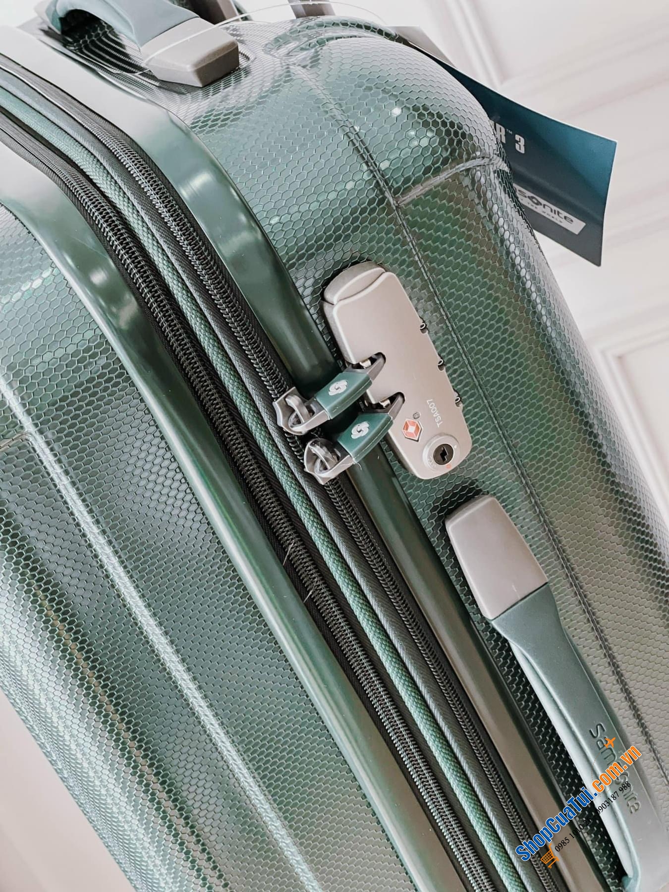 Valy Samsonite On-Air 3 - Dòng cao cấp size 25 inch (size trung) với 2 màu xanh hoặc xám