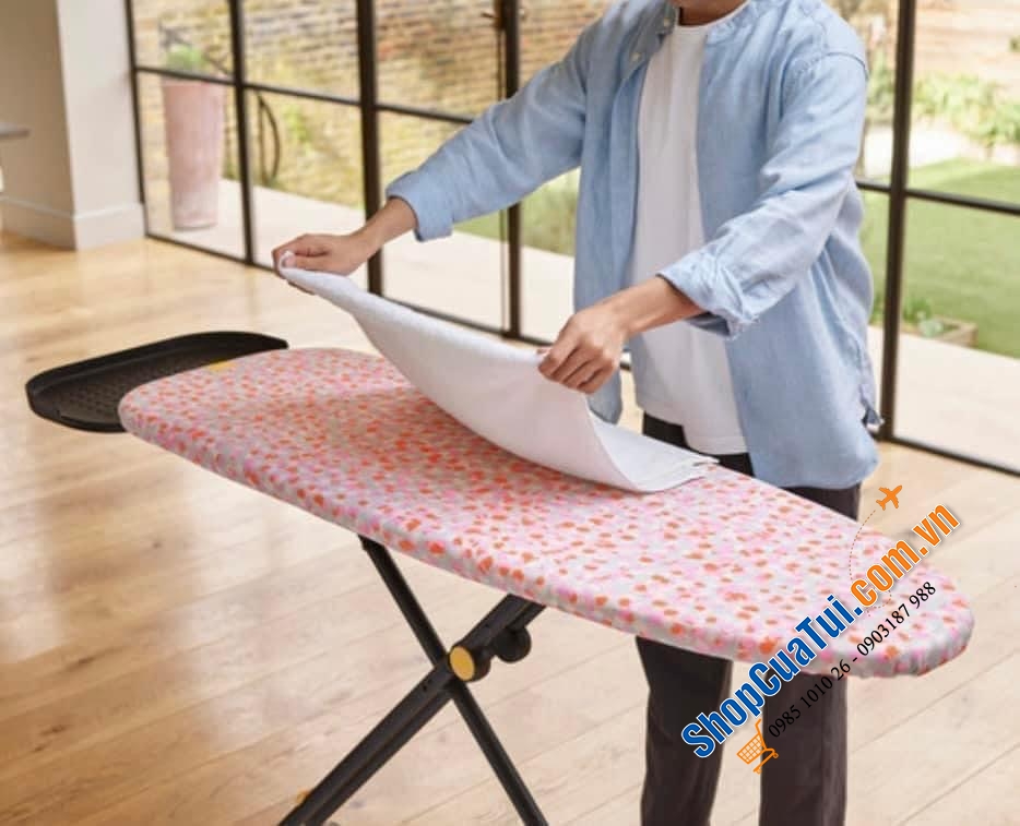 Cầu là để ủi đồ chân cao Joseph Joseph Glide Max (Peach Blossom) 50029